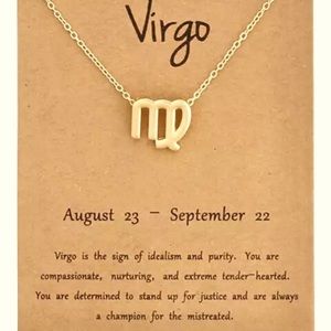 Virgo Zodiac Minimalist Boho Cute Charm Necklace *NWT*